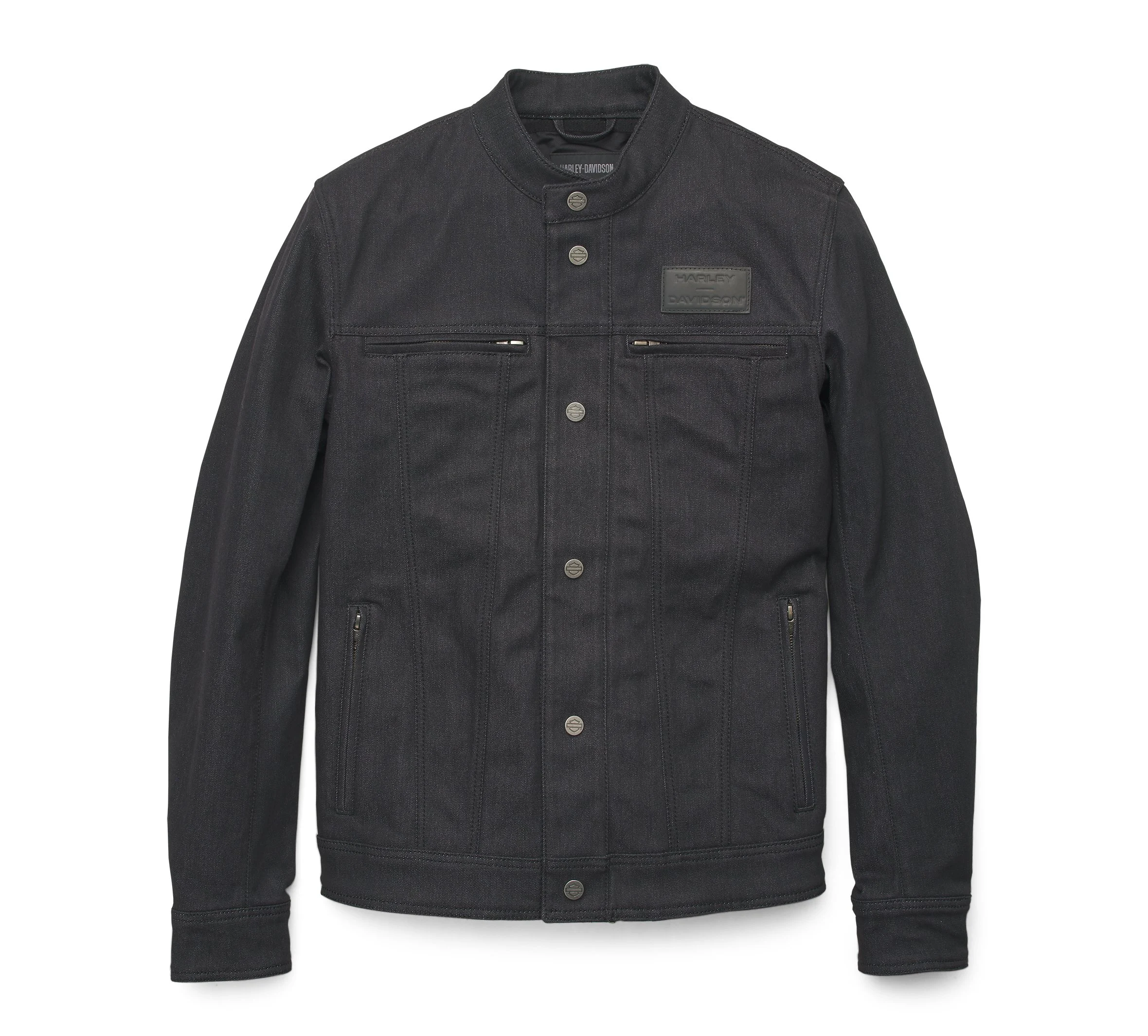 Harley Davidson Mens s Chisel Denim Trucker Riding Jacket 98118 23VM